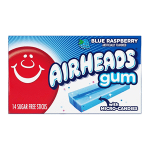 Airheads Blue Raspberry Chewing Gum 12X34G