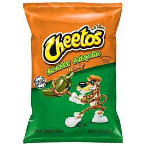 Cheetos Crunchy Cheddar Jalapeño - Spicy Cheddar Snack (226.8g)