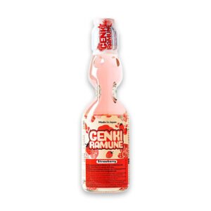 Genki Ramune Strawberry 6.7fl oz/200ml - Pack of 30