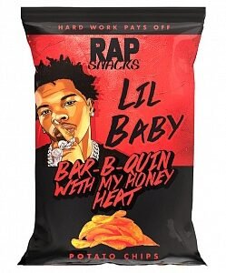 Rap Snacks Lil Baby Bar-B-Quin With My Honey Heat (12 x 71g)