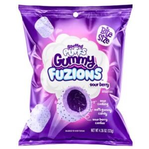 Stuffed Puffs Gummy Peg Bags - Pack of 12