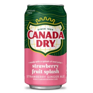 Canada Dry Strawberry Fruit Splash (USA Can) - 355ml