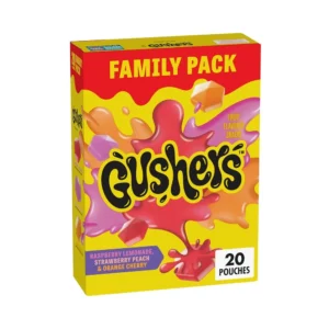 Gushers Raspberry Lemonade, Strawberry Peach & Orange Cherry (USA) - 136gms