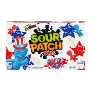 Sour Patch Kids Red White & Blue Theatre Box (USA) - 3.1oz (88g)